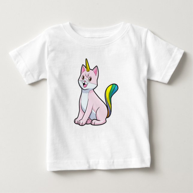 Cat Unicorn T Shirt (Framsida)
