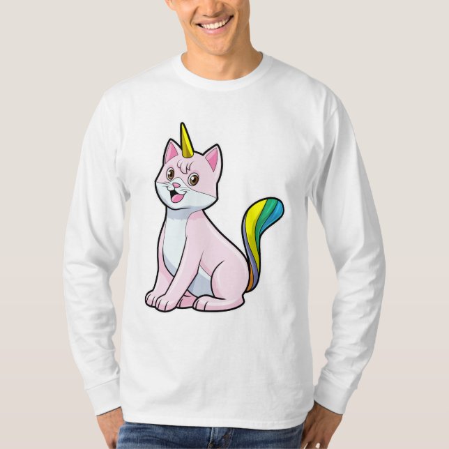 Cat Unicorn T Shirt (Framsida)