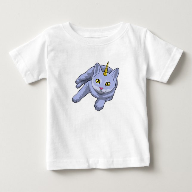 Cat Unicorn T Shirt (Framsida)