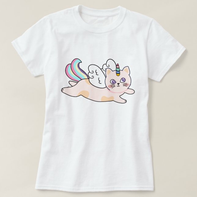 Cat Unicorn T-Shirt (Design framsida)