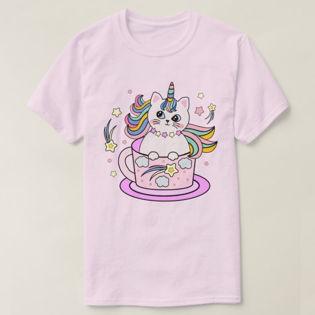Cat Unicorn T-Shirt (Design framsida)