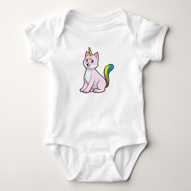 Cat Unicorn T Shirt (Framsida)