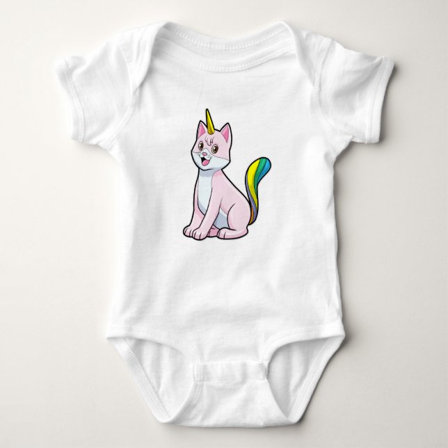 Cat Unicorn T Shirt (Framsida)