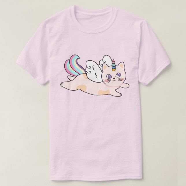 Cat Unicorn T-Shirt (Design framsida)