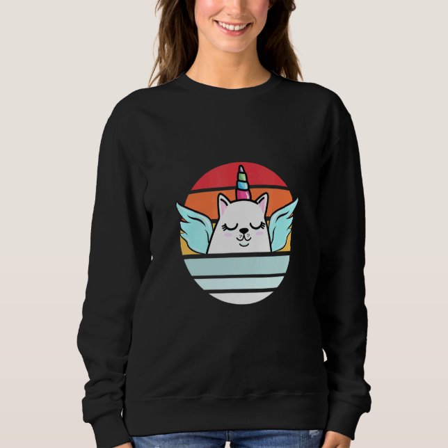 Cat Unicorn T T Shirt (Framsida)