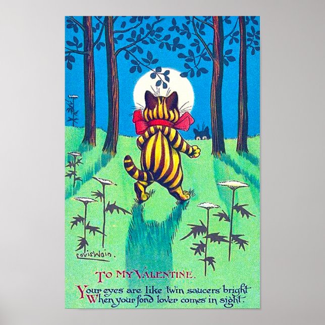 Cat Valentine, Louis Wain Poster (Framsidan)