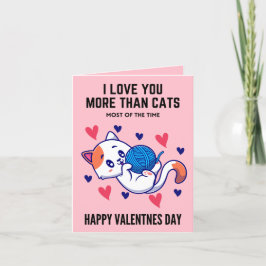 Cat Valentines day-kort Helgkort