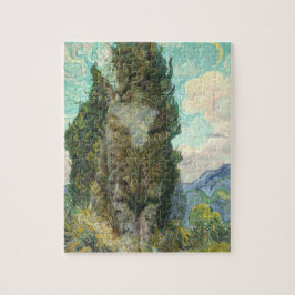 Cat Van Gogh Jigszle Puzzle Pussel