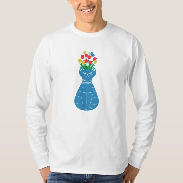 Cat Vas T Shirt (Framsida)