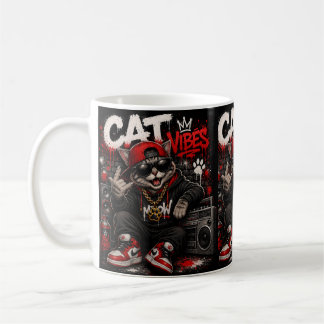 Cat Vibes – Urban Hip Hop Street Art Kaffemugg