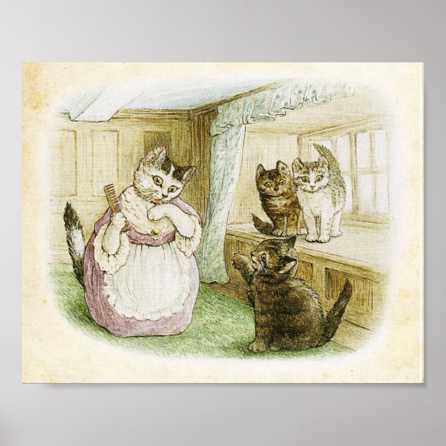 Cat Vintage affisch (Framsidan)