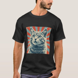 Cat Vintage distressed poster  T Shirt