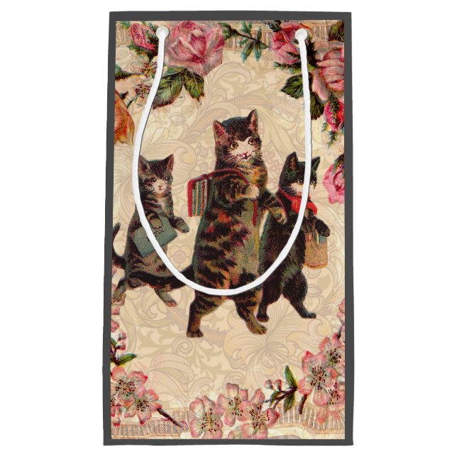 Cat Vintage Söt Antique Kittens (Framsidan)