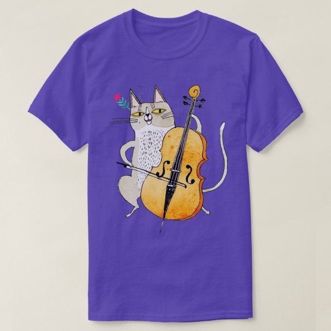 CAT-VIOLINTShirt T Shirt (Design framsida)