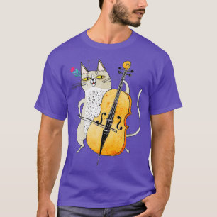 CAT-VIOLINTShirt T Shirt