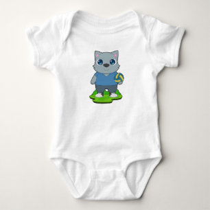 Cat Volleyball-spelare Volleyball T Shirt