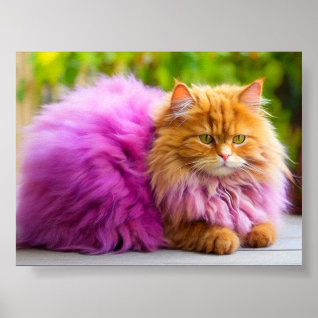 Cat Wall Art for Cat Lovers Poster (Framsidan)