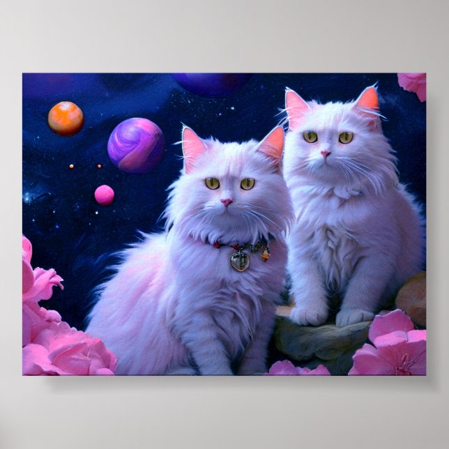 Cat Wall Art for Cat Lovers Poster (Framsidan)