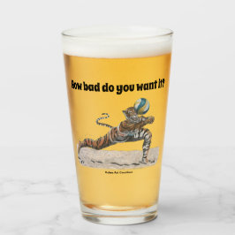 Cat Warrior Beach Volleyball Fantasy Glass Kopp