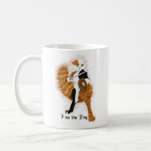 Cat Warrior Calico Grimalkin Kaffemugg