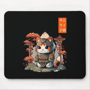 Cat Warrior japansk Writing Anime Art for kawaii Musmatta