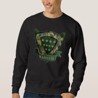 Cat Warrior Shield Ögon Camouflage För barn Lång Ärmad Tröja