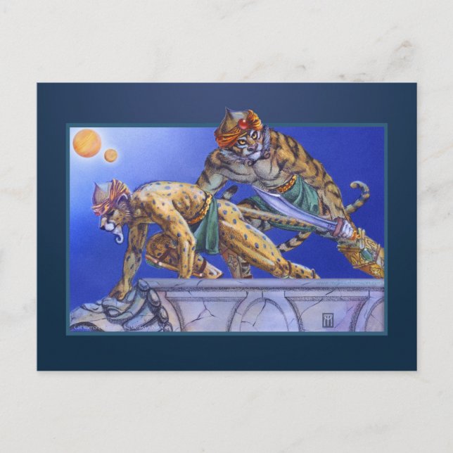 Cat Warriors Vykort (Framsida)