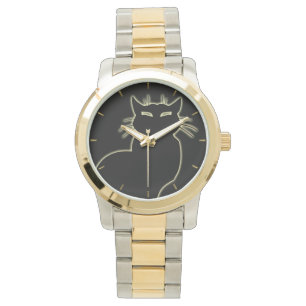 Cat Watch Black Cat Wrist Cat Lover Jewerly Armbandsur