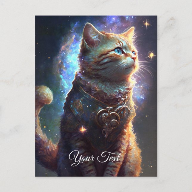 Cat Watcher. Vykort (Framsida)