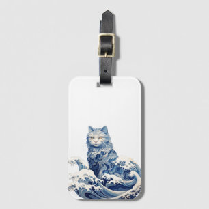 Cat Wave av Kanagawa Bagagebricka