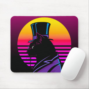 Cat Wearing a Tuxedo and a Hat Artwork Musmatta