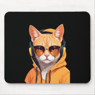 Cat Wearing Hoodie Funny Coola Animal Character Ar Musmatta