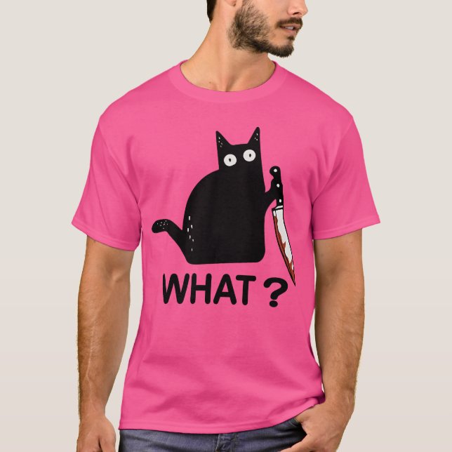 Cat What Boy T Shirt (Framsida)