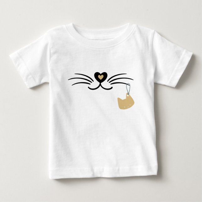 Cat whiskers t shirt (Framsida)