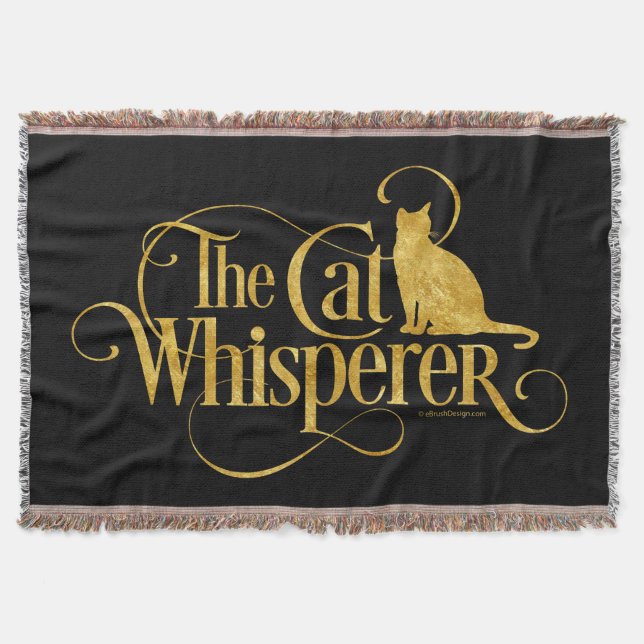Cat Whisperer Filt (Framsidan)