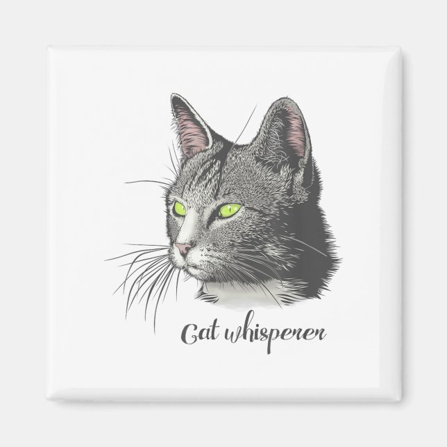 Cat Whisperer Magnet (Framsidan)