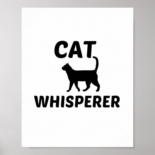 CAT WHISPERER POSTER (Framsidan)