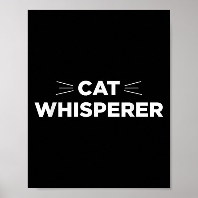 Cat Whisperer Poster (Framsidan)