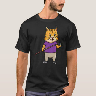 Cat Whisperer Snooker Bassäng Player Sport Billiar T Shirt
