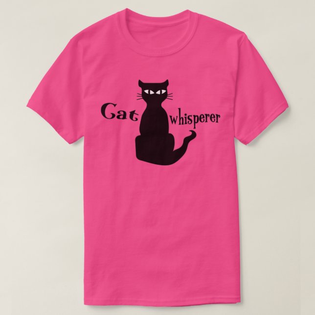 Cat Whisperer T Shirt (Design framsida)