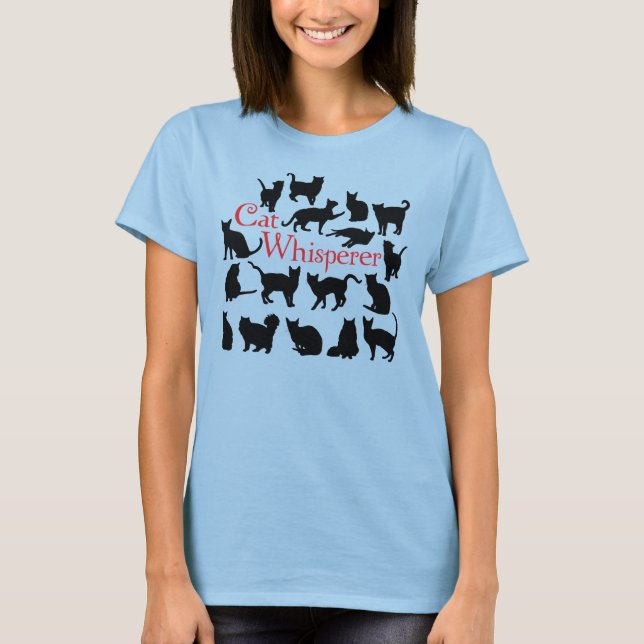 Cat Whisperer T-Shirt (Framsida)