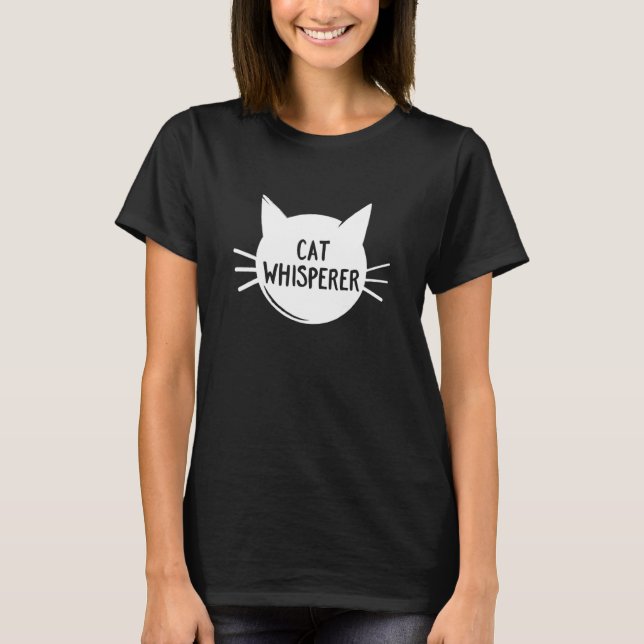 Cat Whisperer T Shirt (Framsida)