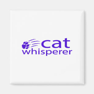 Cat Whisperer T Shirt Gift for Cat Lovers För mana Magnet