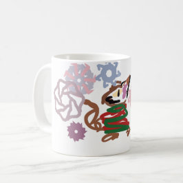 Cat winter  kaffemugg