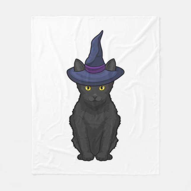 Cat Witch Fleecefilt (Framsidan)