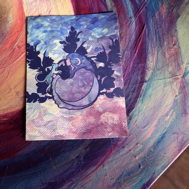 Cat Witch Måne Goddess Wiccan Cat Person Poster (Skapare uppladdad)