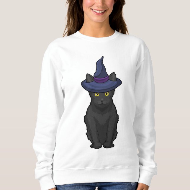 Cat Witch T Shirt (Framsida)