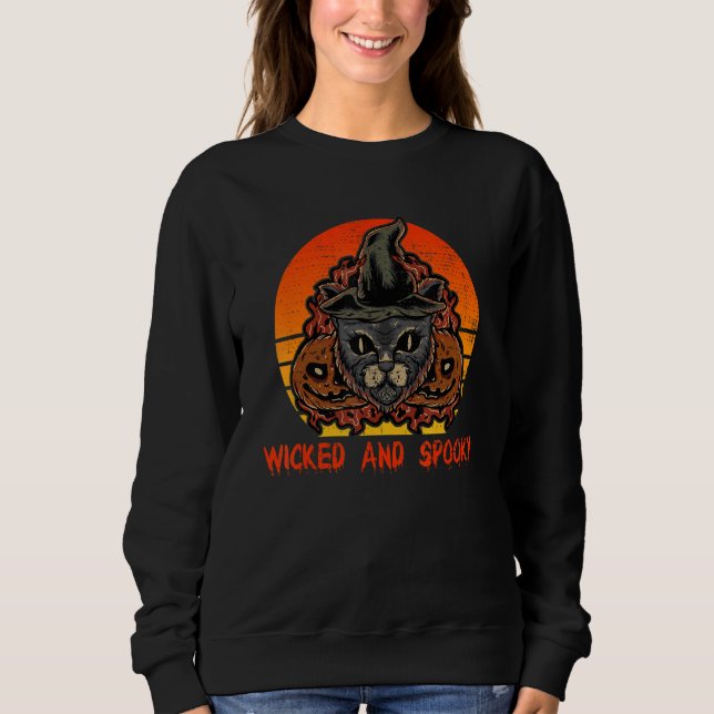 Cat witch witcher t shirt (Framsida)