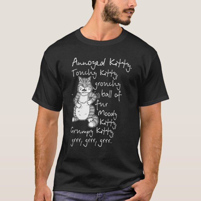 Cat Yarn String Theory T Shirt (Framsida)