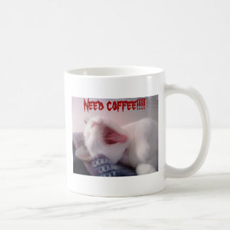 Cat Yawning Kaffemugg